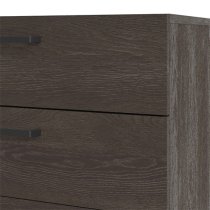 Denton Wooden Chest 8 Drawers In Rovere Gessato Dark Oak