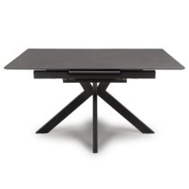 Lacole Extending Dining Table With 4 Nobo Chairs 1 Aara Bench