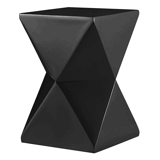 Narissara High Gloss Lamp Table In Black