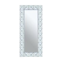 Yaiza Wall Mirror Rectangular With Pyramid Edged Frame