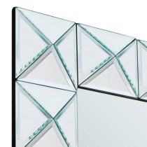 Yaiza Wall Mirror Rectangular With Pyramid Edged Frame