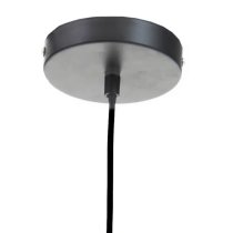 Julia Rattan Overlapping Ceiling Pendant Light In Black