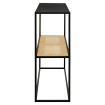 Daire Metal Console Table Rectangular In Black