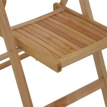 Baxter Outdoor Solid Wood Folding Chair In Natural