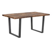 Constable Wooden Dining Table Rectangular In Rustic Oak