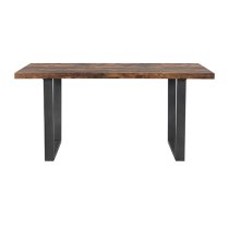 Constable Wooden Dining Table Rectangular In Rustic Oak