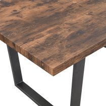 Constable Wooden Dining Table Rectangular In Rustic Oak