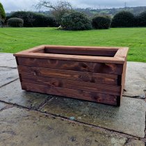 Vail Timber Trough Medium In Brown