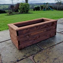 Vail Timber Trough Medium In Brown