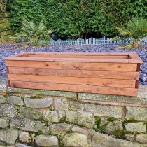 Vail Timber Trough Extra Large In Brown