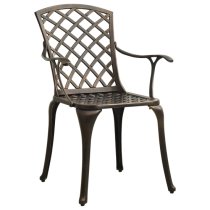 Dillon Cast Aluminium 3 Piece Bistro Set In Bronze