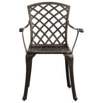 Dillon Cast Aluminium 3 Piece Bistro Set In Bronze