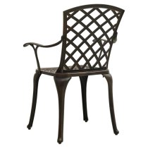 Dillon Cast Aluminium 3 Piece Bistro Set In Bronze