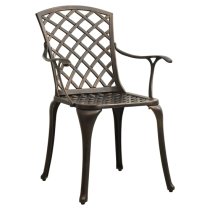 Durham Cast Aluminium 5 Piece Bistro Set In Bronze