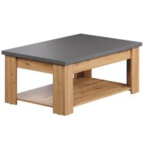 Fero Wooden Coffee Table In Artisan Oak And Matera