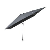 Hugo Cantilever Parasol In Dark Grey With Granite Base