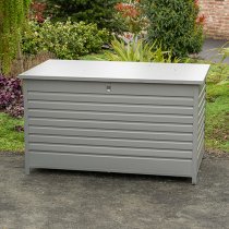 Cyan Medium Aluminium Cushion Box In Artic Grey