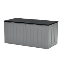 Pixie Extra Large Moulded Plastic Cushion Box In Dark Grey