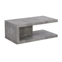 Lyra Wooden Coffee Table In Concrete Effect