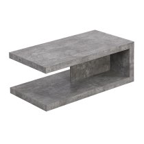 Lyra Wooden Coffee Table In Concrete Effect