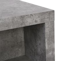 Lyra Wooden Coffee Table In Concrete Effect