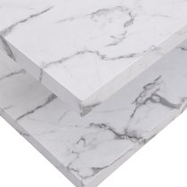 Lyra High Gloss Coffee Table In Diva Marble Effect