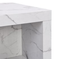 Lyra High Gloss Coffee Table In Diva Marble Effect