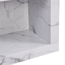 Lyra High Gloss Coffee Table In Diva Marble Effect