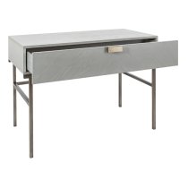 Lucy Wooden Dressing Table With 1 Drawer In Grey Oak