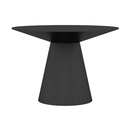 Lapis Wooden Dining Table Round In Wenge